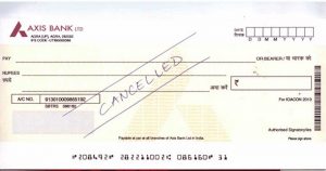 Canceling a Cheque