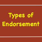 Types of endorsement