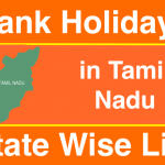 Bank Holidays in Tamil Nadu