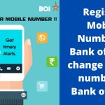 Register Mobile Number in Bank of India