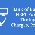 Bank of Baroda NEFT Form