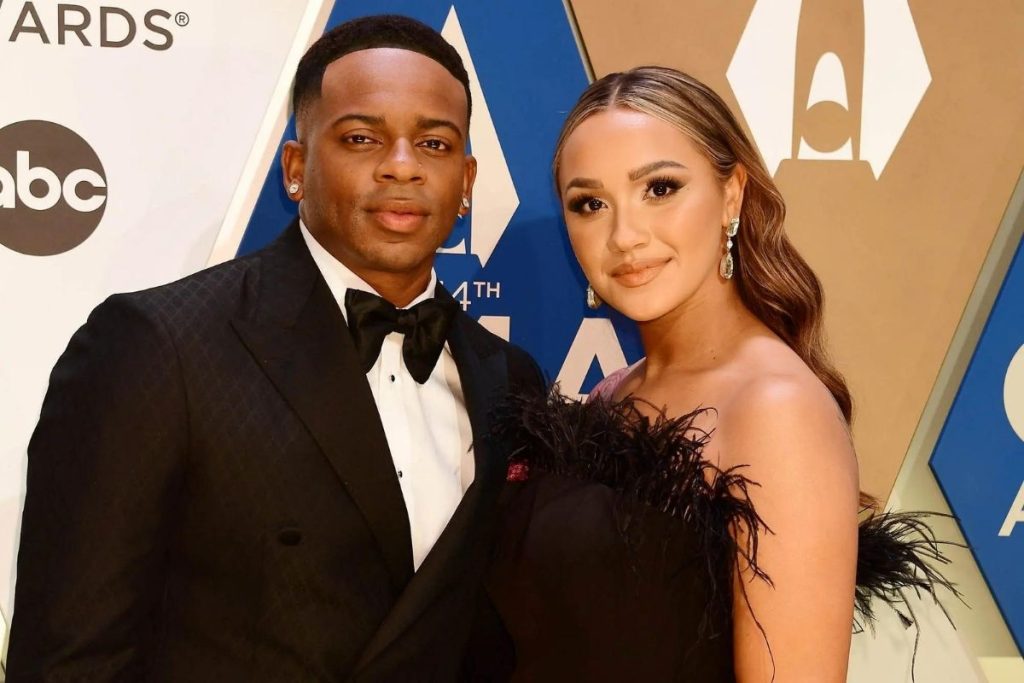 Jimmie-Allen-with-his-wife