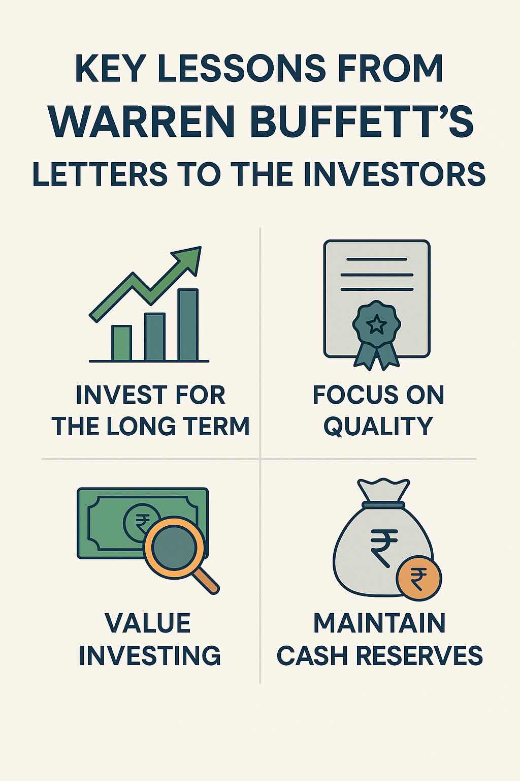 Key lessons from warren Buffet’s letters to the investors