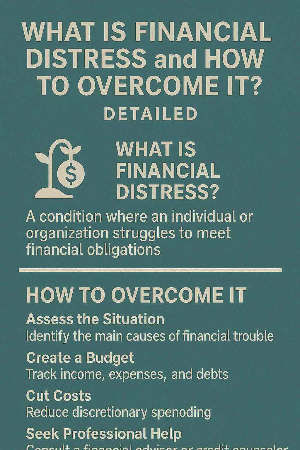 What is Financial Distress and How to Overcome It? - Detailed