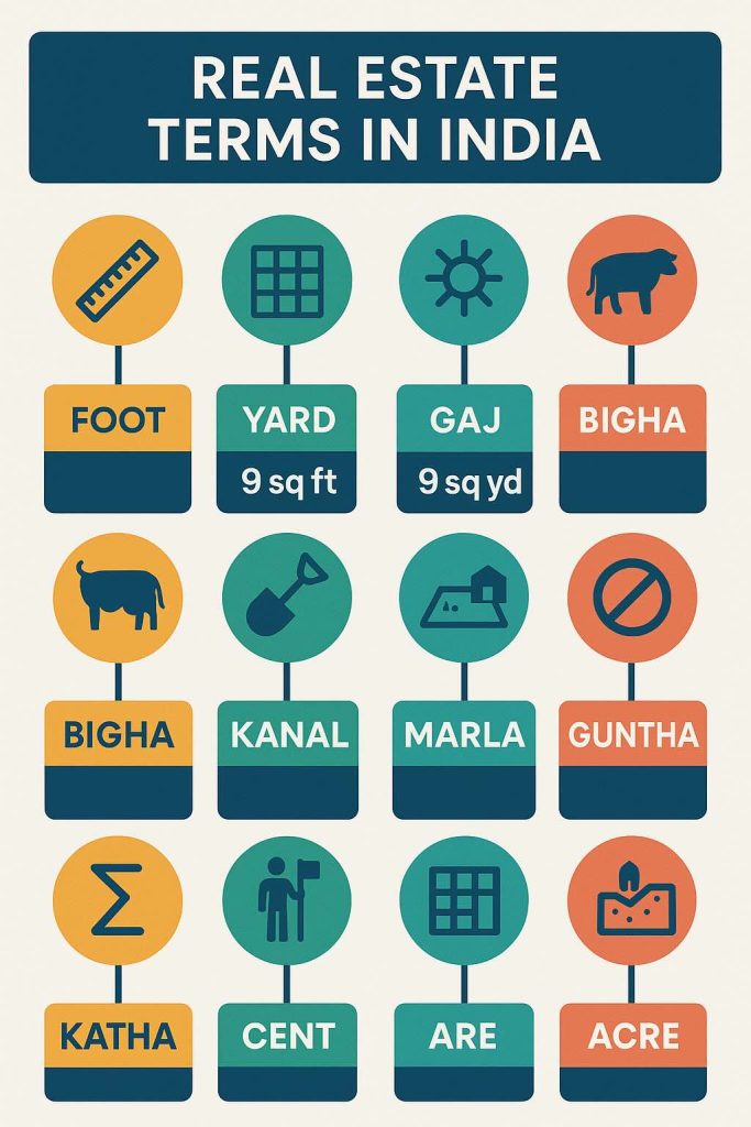 Real Estate Terms in India