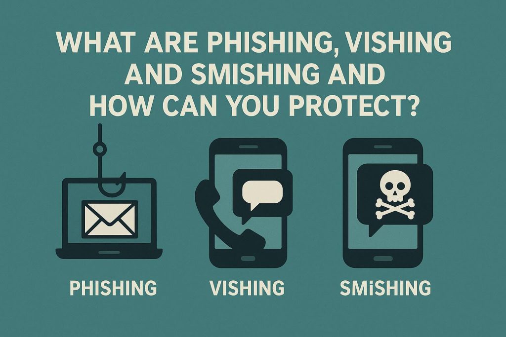 phishing, vishing and SMiShing