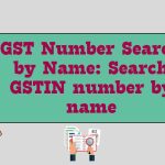 GST Number Search by Name