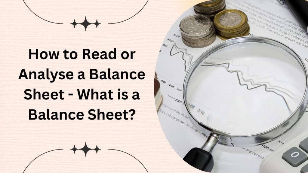 How to Read or Analyse a Balance Sheet: What is a Balance Sheet?